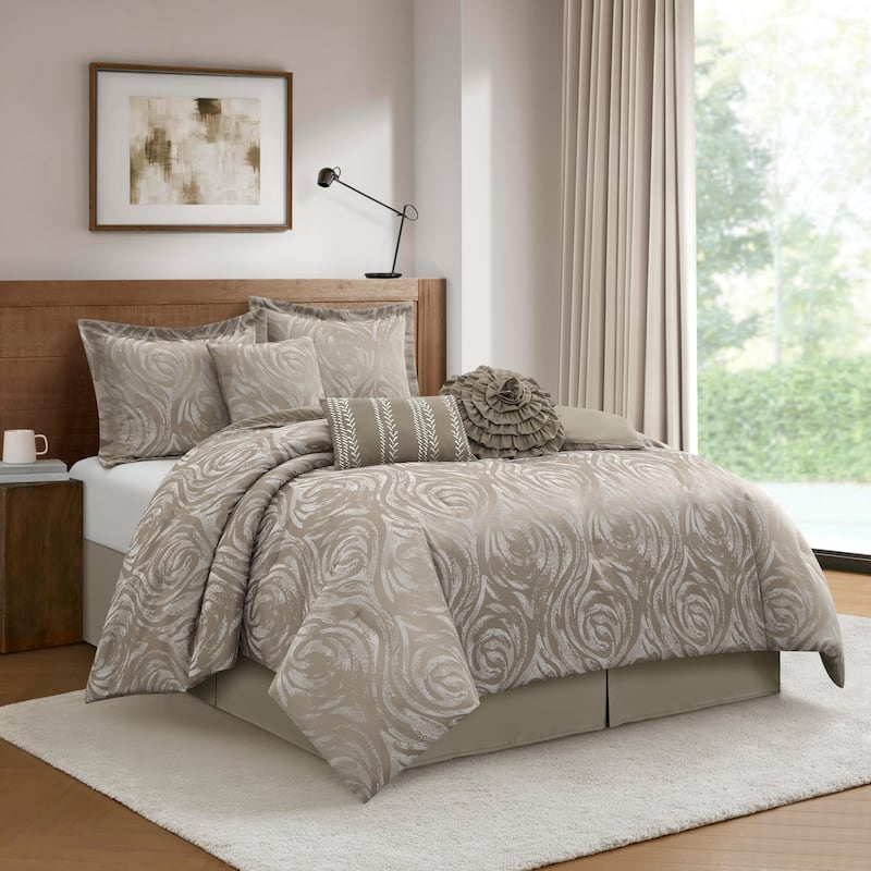 Nanshing Sasha 7 Piece Luxury Glam Comforter Set