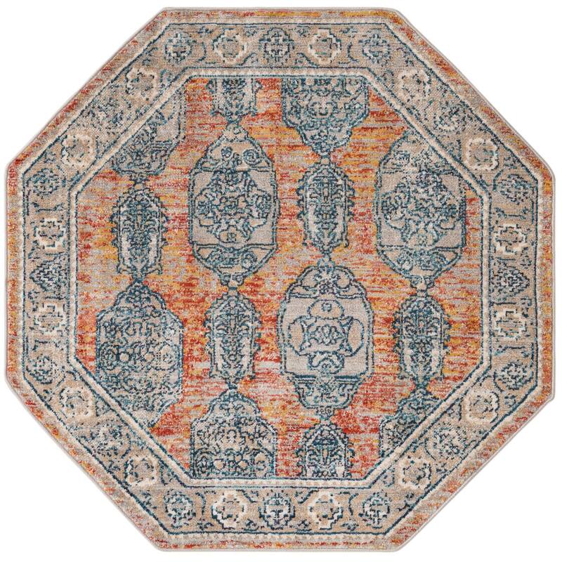Traditional Nixa Collection Area Rug