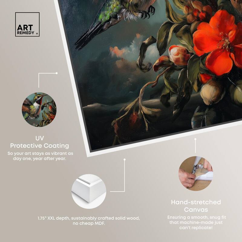 Whirring Wings II Canvas by Art Remedy