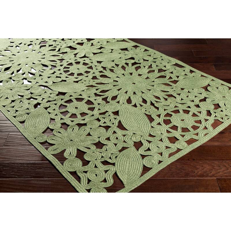 Townshend Floral Cutouts Indoor/Outdoor Area Rug