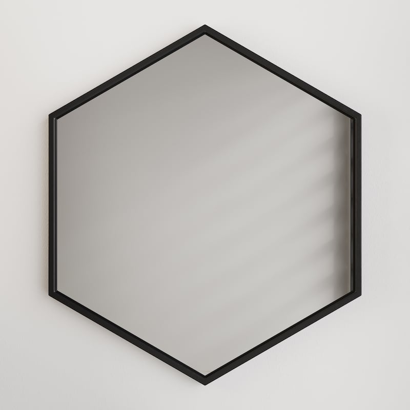 Annecy 39" Vanity Mirror In Phantom Black - 22" x 1" 19.1"