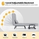 preview thumbnail 18 of 34, Costway Folding 5 Position Convertible Sleeper Bed Armchair Lounge w/