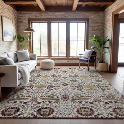 Premium Washable Super Soft Traditional Lobo Mayfield Rug