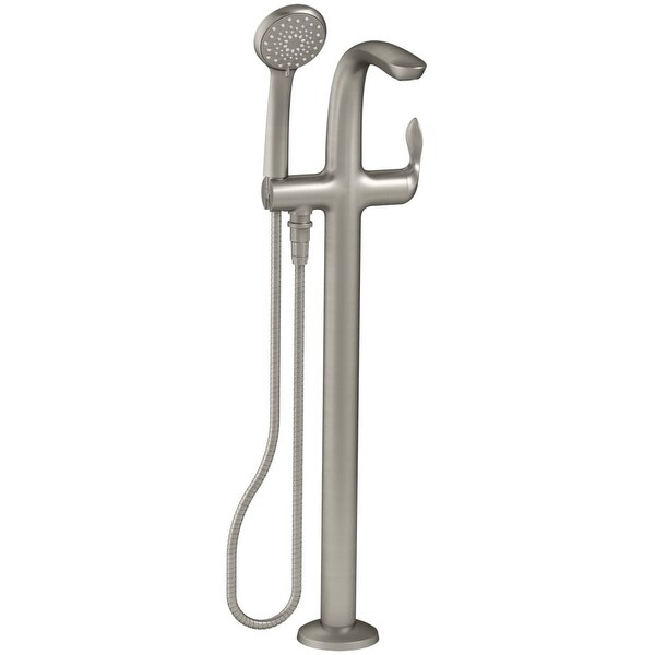 Kohler K-T97334-4 Refinia Floor Mounted Roman Tub Faucet with Built-In Diverter, Includes Hand Shower