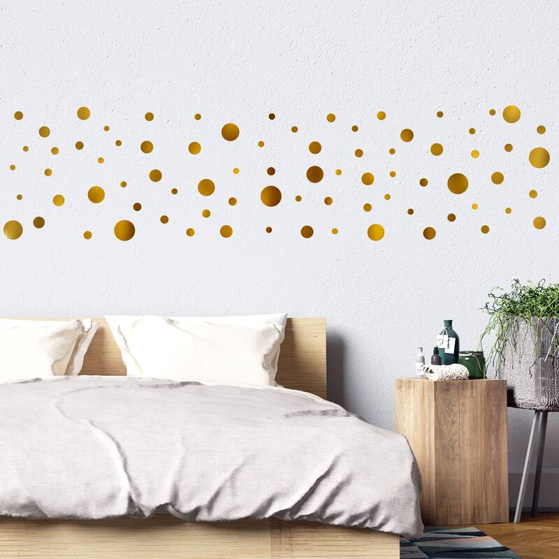 Walplus Polka Dots Wall Sticker Big Wall Home Decoration Nursery Decor