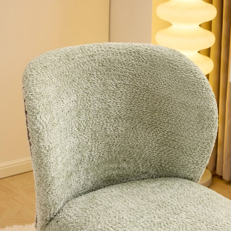 Modern Curved Back Accent Chair