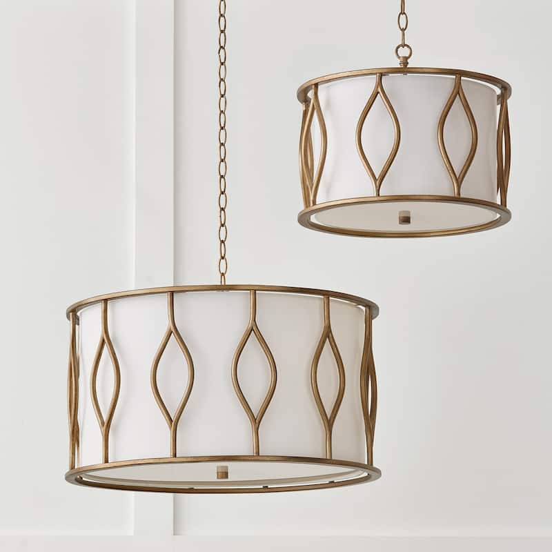Cohen 3-Light Semi-Flush - 16"W x 13.5"H