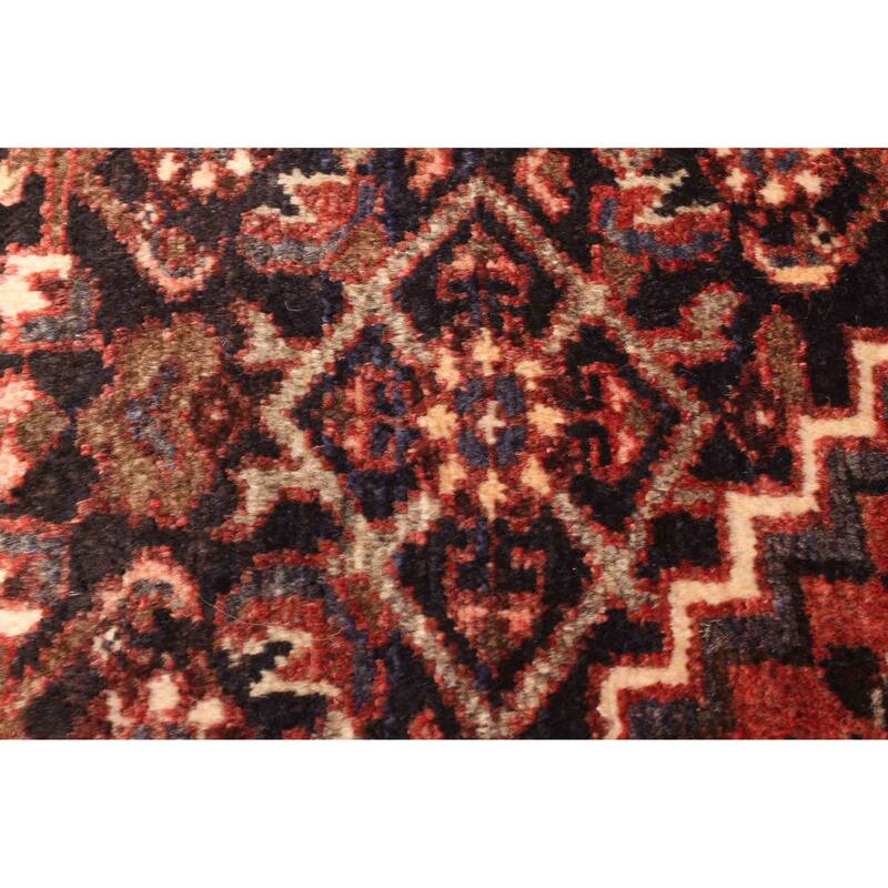 ECARPETGALLERY Hand-knotted Andelz Dark Brown Wool Rug - 3'7 x 12'11