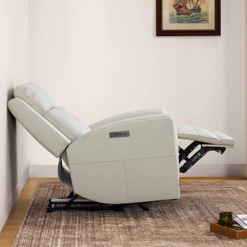 Spruce & Spring Power Recliner Chair Wall Hugger with Power Headrest