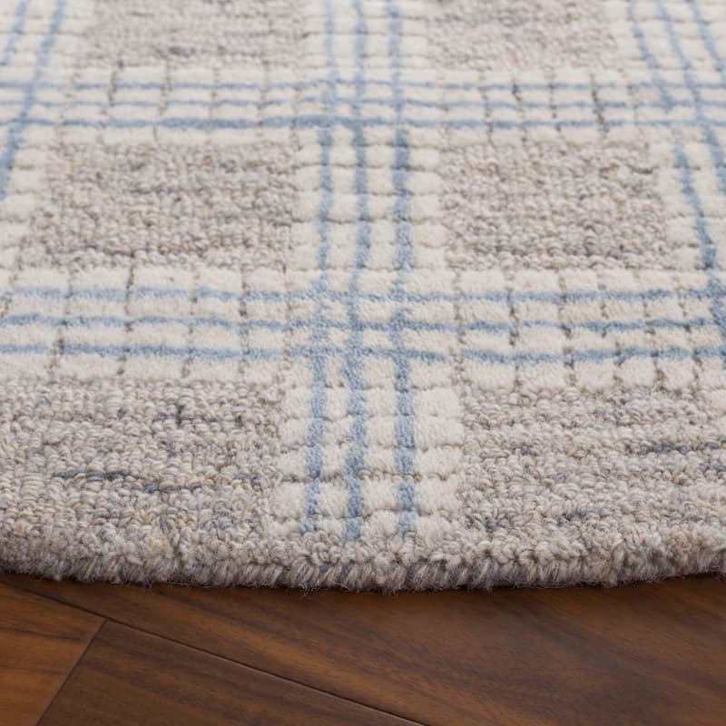 SAFAVIEH Handmade Ebony Judit Modern & Contemporary Wool Rug