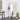 The Novogratz White Wood 3 Panel Room Divider Screen - 55 x 72 x 1