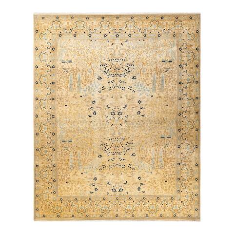 Overton Mogul, One-of-a-Kind Hand-Knotted Area Rug - Ivory, 8' 0" x 9' 9" - 8' 0" x 9' 9"