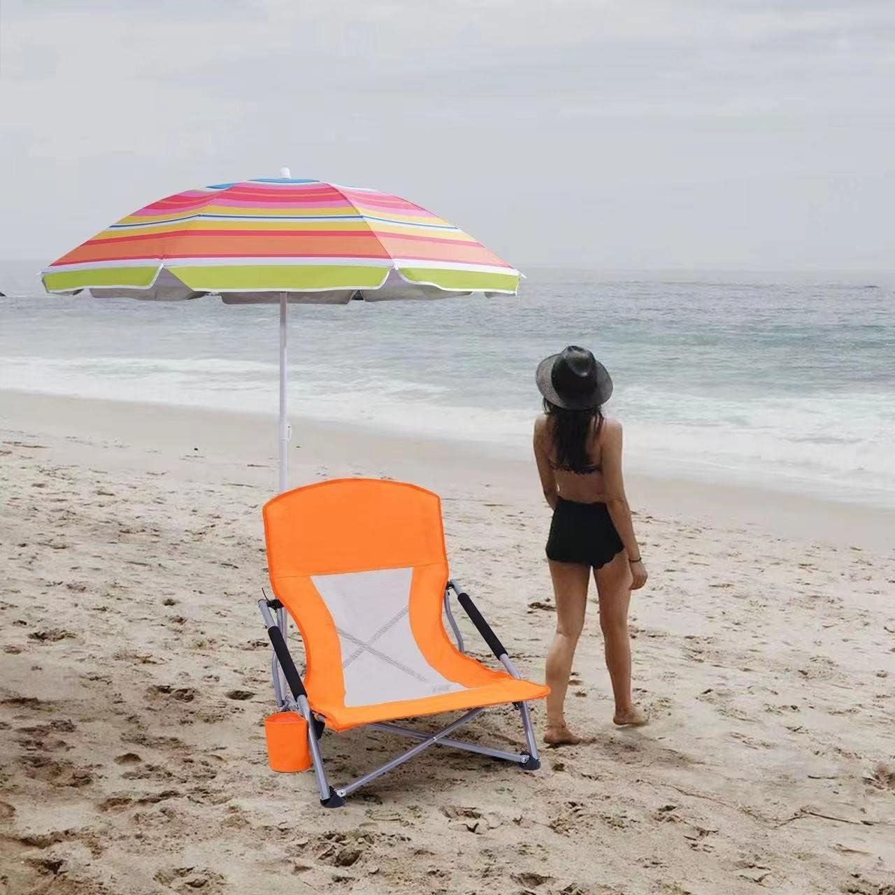 Beach Chair, Beach Chair and Umbrella, Folding Beach Chair, Beach Chairs  for Adults - Overstock - 39896827, image size:1280x1280