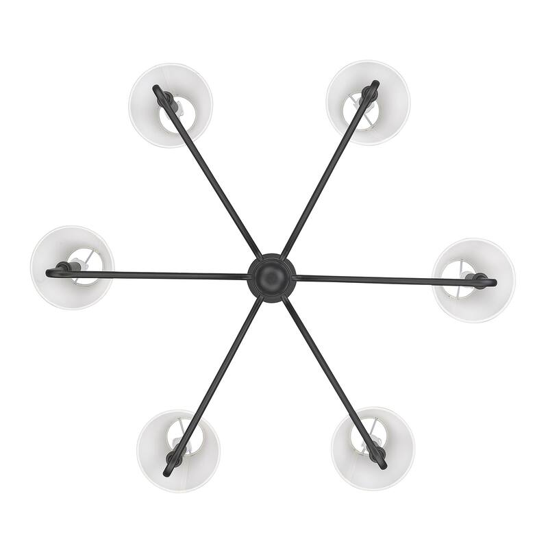 Golden Lighting 3690-6 IL Kennedy 6 Light 35" Wide Chandelier