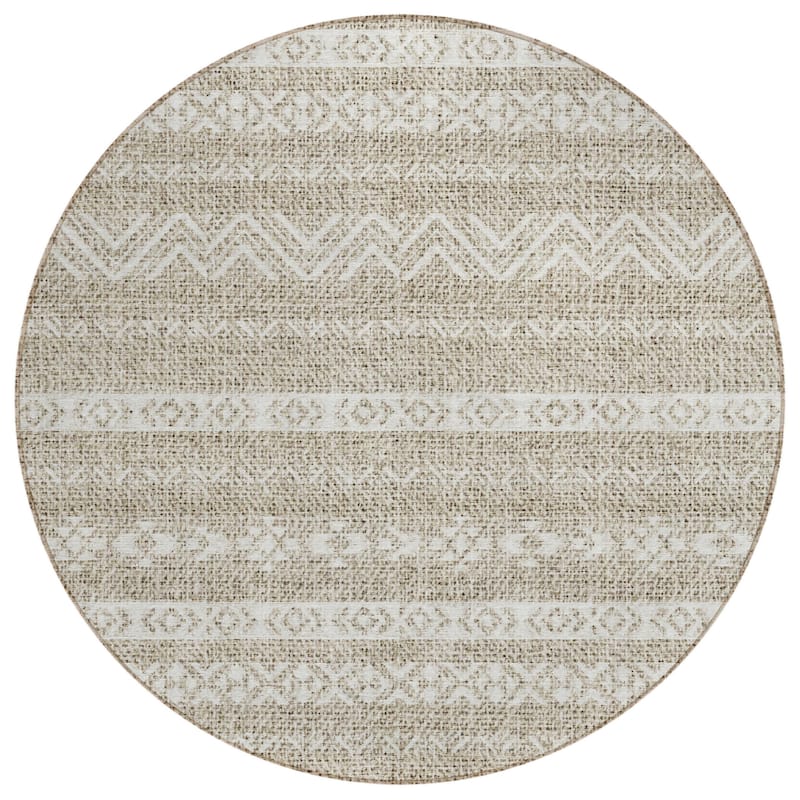 HomeRoots Southwestern Transitional Rectangle Outdoor Rug