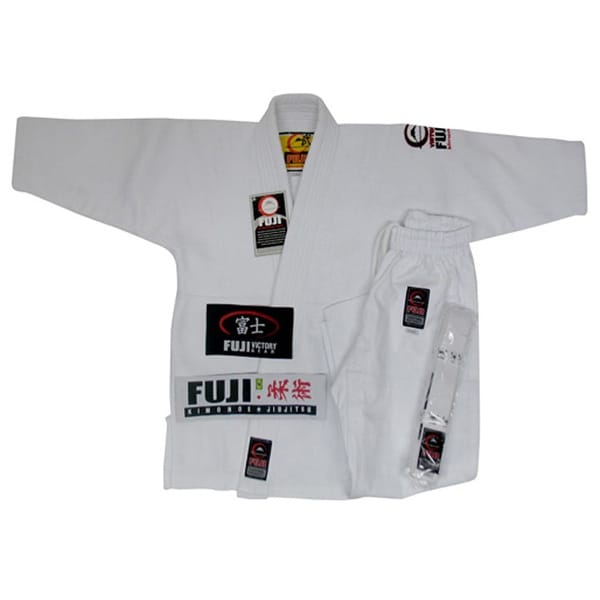 Fuji All Around BJJ Kids White Gi Single Weave