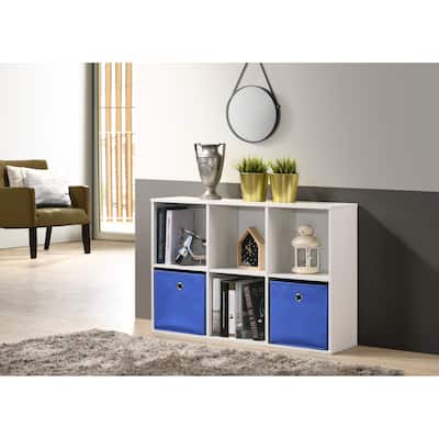 6 Cube Organizer - 24" x 11" x 36"h