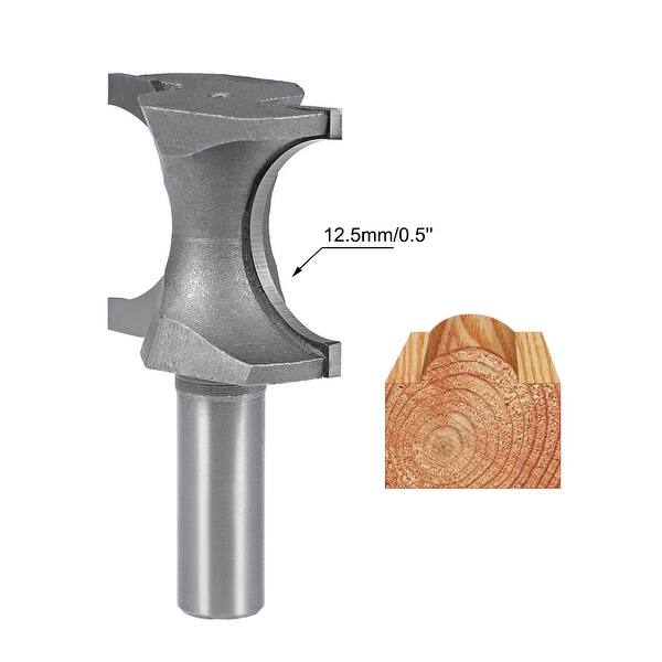 Shop Router Bit 1 2 Shank 1 1 8 Inch Dia Half Round End Mill Bull