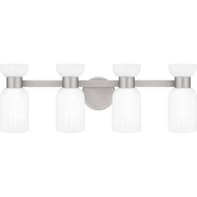 Rembrandt 4-Light Brushed Nickel Vanity Light