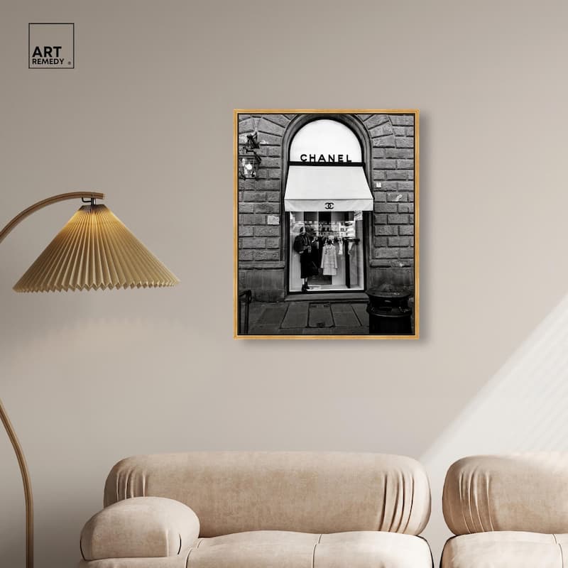 Fashion House Window Canvas by Art Remedy