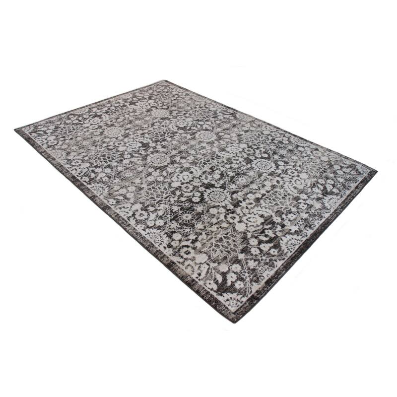 Bashian Bryce Charcoal Transitional Area Rug