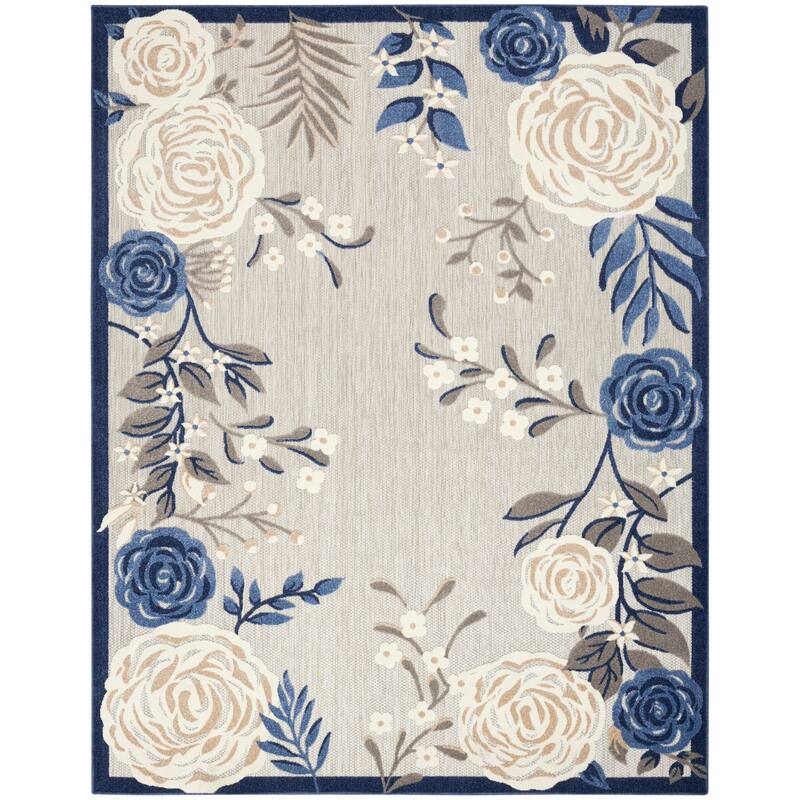Nourison Aloha Indoor/Outdoor Floral Area Rug