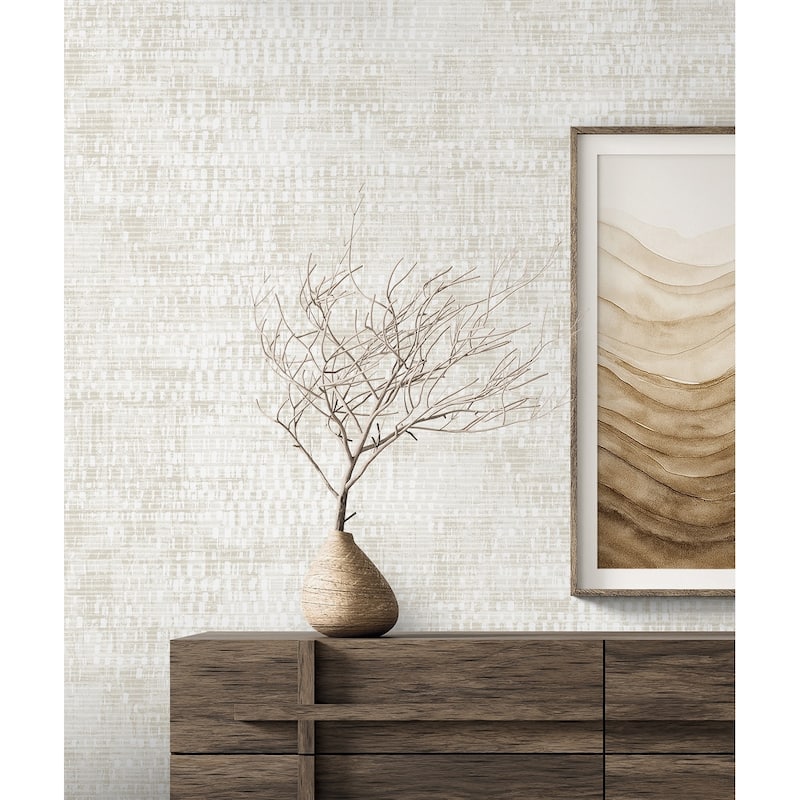 Seabrook Designs Nimbus Faux Non-Woven Unpasted Wallpaper
