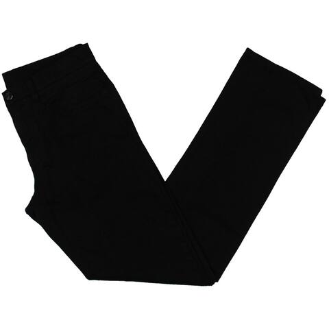 Versace Collection Mens Straight Leg Jeans Denim Knit - Black - 32
