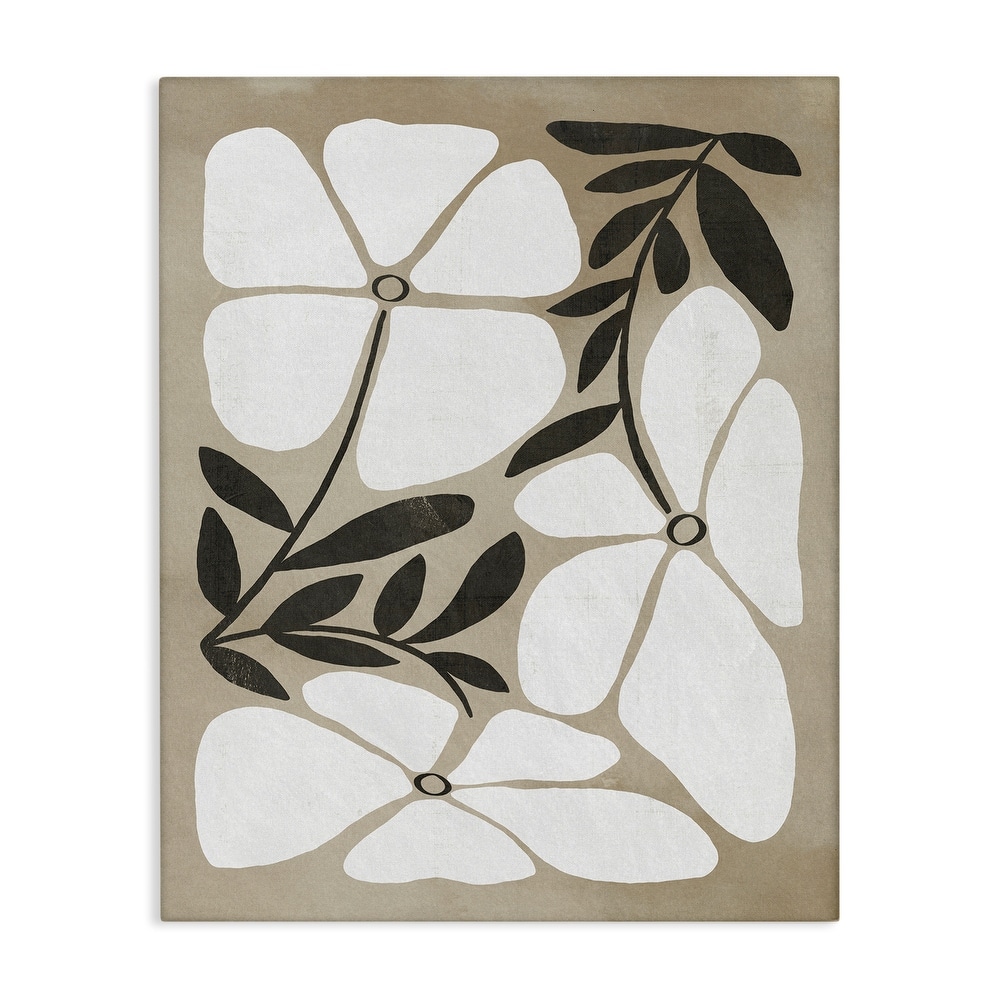 Stupell Boho Flowers Trio Canvas Wall Art Design By Victoria Barnes