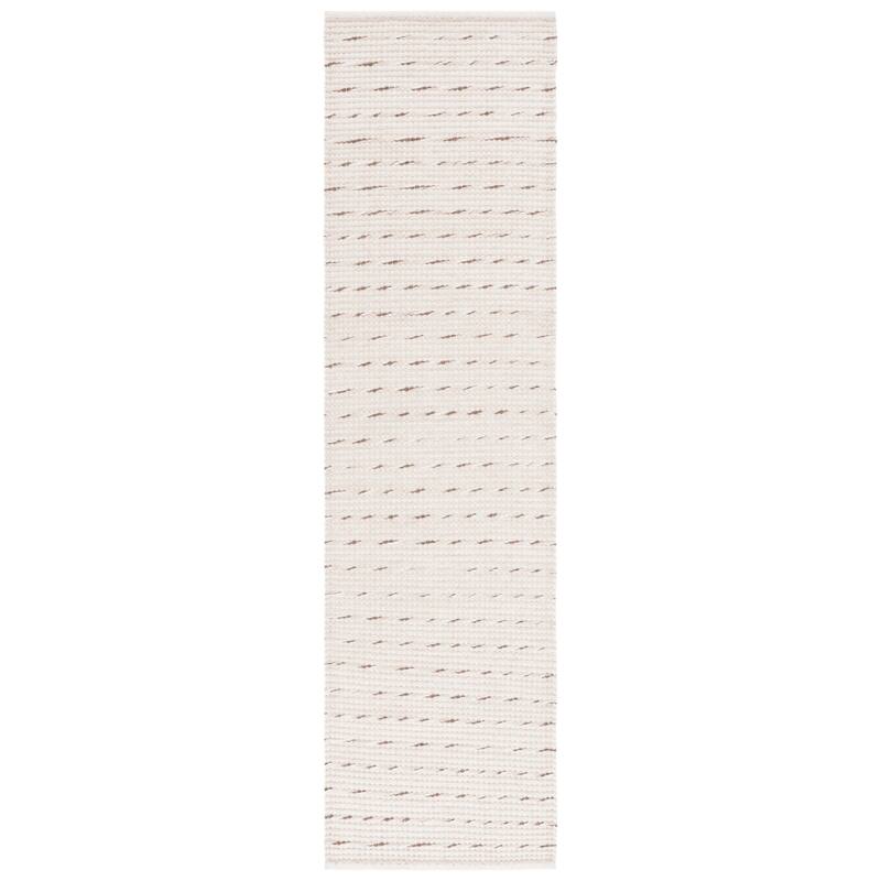 SAFAVIEH Vermont Clementine Transitional Wool Rug - 2'3" x 9' Runner - Ivory/Beige
