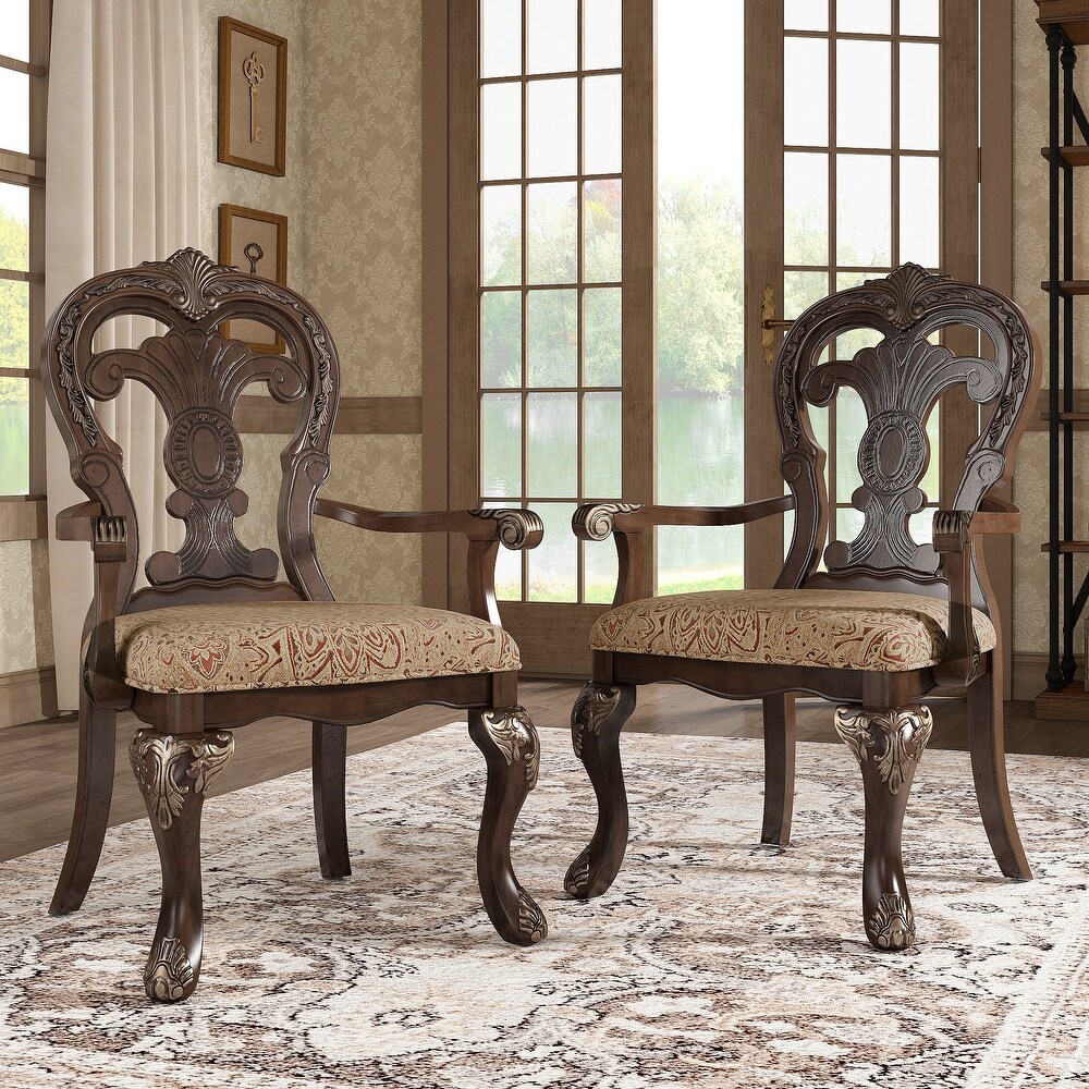 Cherry Finish Arm Chairs On Sale Furniture Bed Bath Beyond