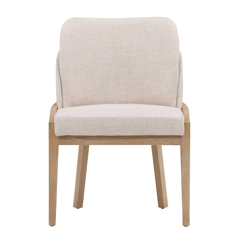 Jhene Upholstered Dining Chair, Off-White