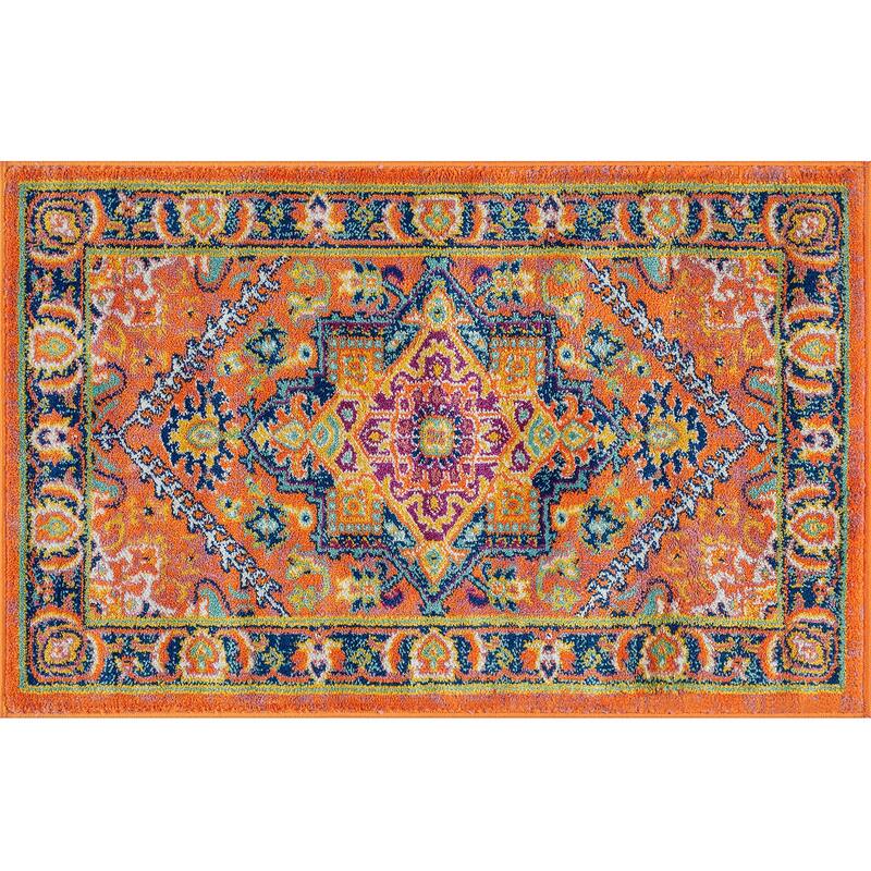 Genesis Bohemian & Eclectic Medallion Indoor Area Rug