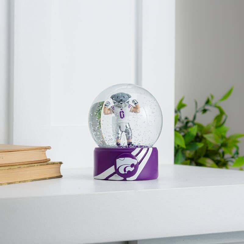 Kansas State University 5 in. Glass Tabletop Snow Globe
