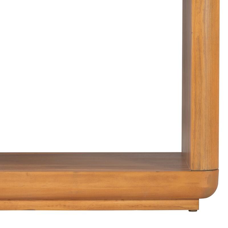 Elegant Minimalist Console Table with Curved Corners