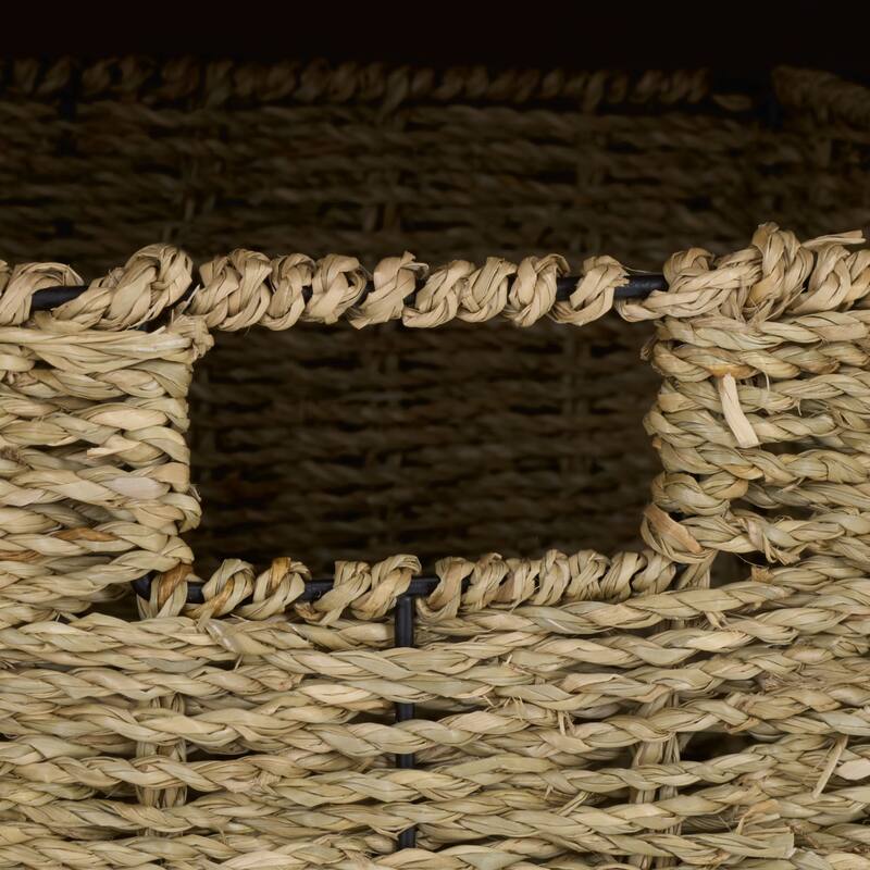 SAFAVIEH Eola Grey/ White Storage Bench - 47" x 16.1" x 19.9" - 47"W x 16"D x 20"H