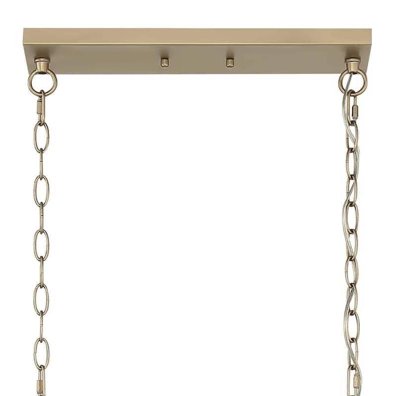 7-Light 48In Linear Modern Farmhouse Kitchen Chandelier - 48''