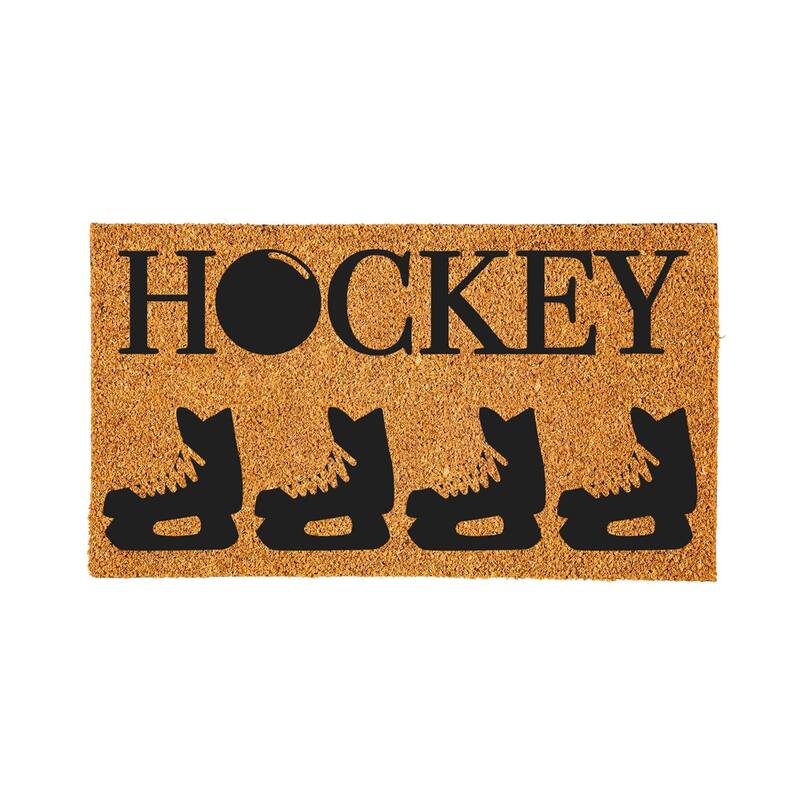 Coir Mat, Hockey, 16" x 28"
