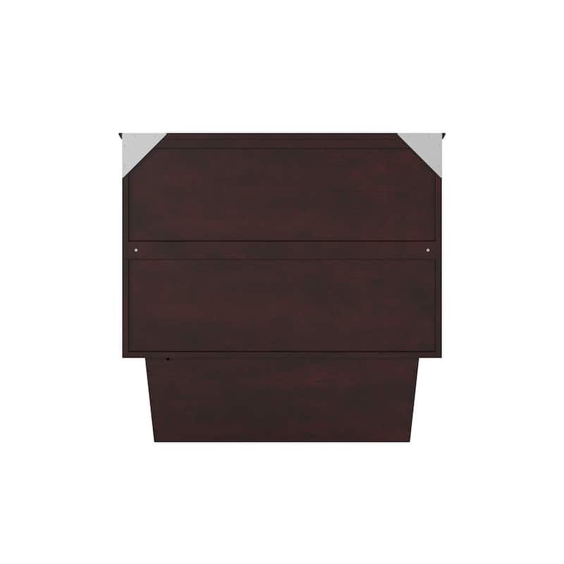 Nantucket Murphy Bed Chest with Mattress and Built-in Charging Station