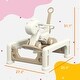 preview thumbnail 5 of 6, 5 in 1 Rocking Horse for Toddlers Years 1-6, Kids Spring Ride on Horse Balance Bike with Detachable Balance Board - Cream White