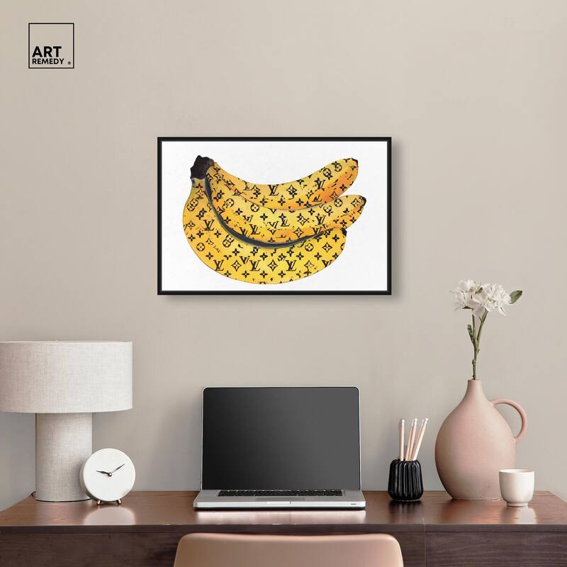 Fashion Bananas Canvas by Art Remedy