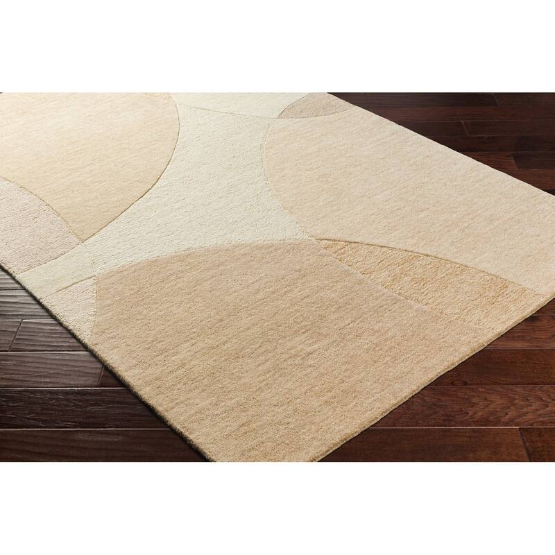 Airdale Handmade Modern Geometric Wool Area Rug