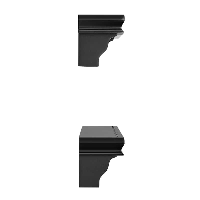 Danya B. 24" Floating Display Ledge Wall Shelves - Set of 2