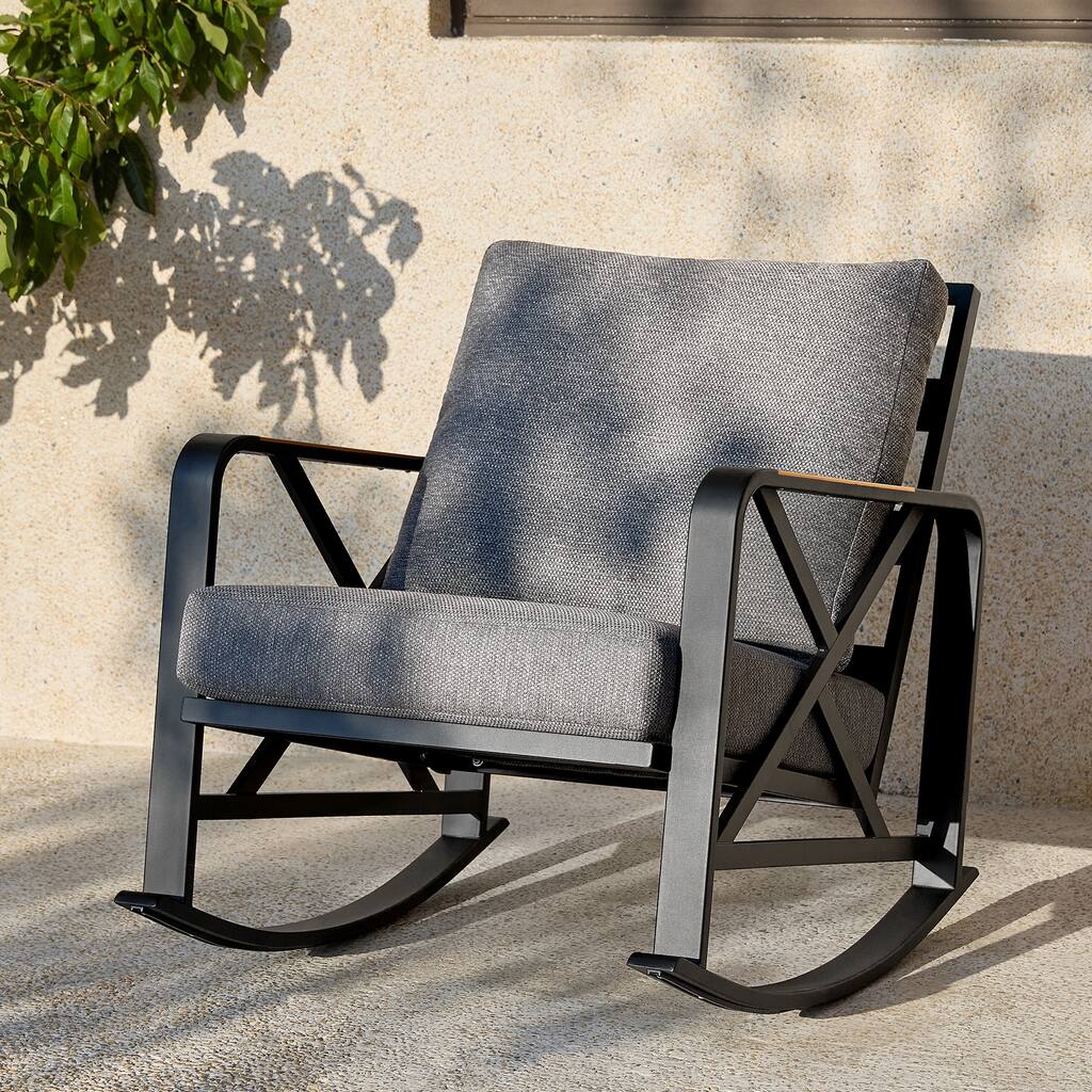 Patio Rocker With Cushions