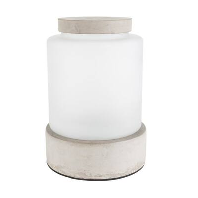 Zuiver Reina Frosted Glass Vase LED Lamp L