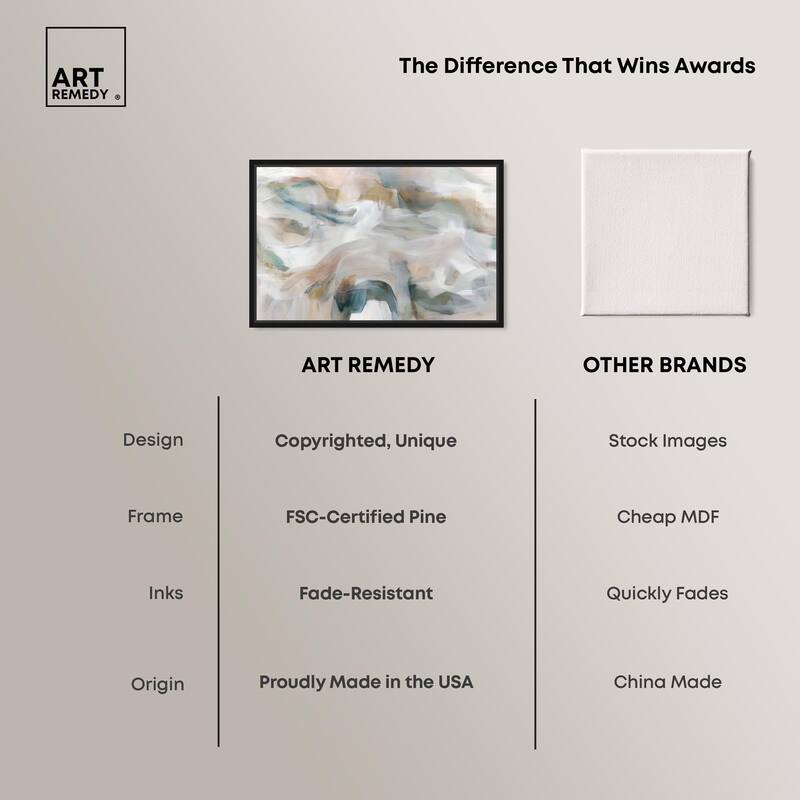 Whispering Colors IV Canvas by Art Remedy