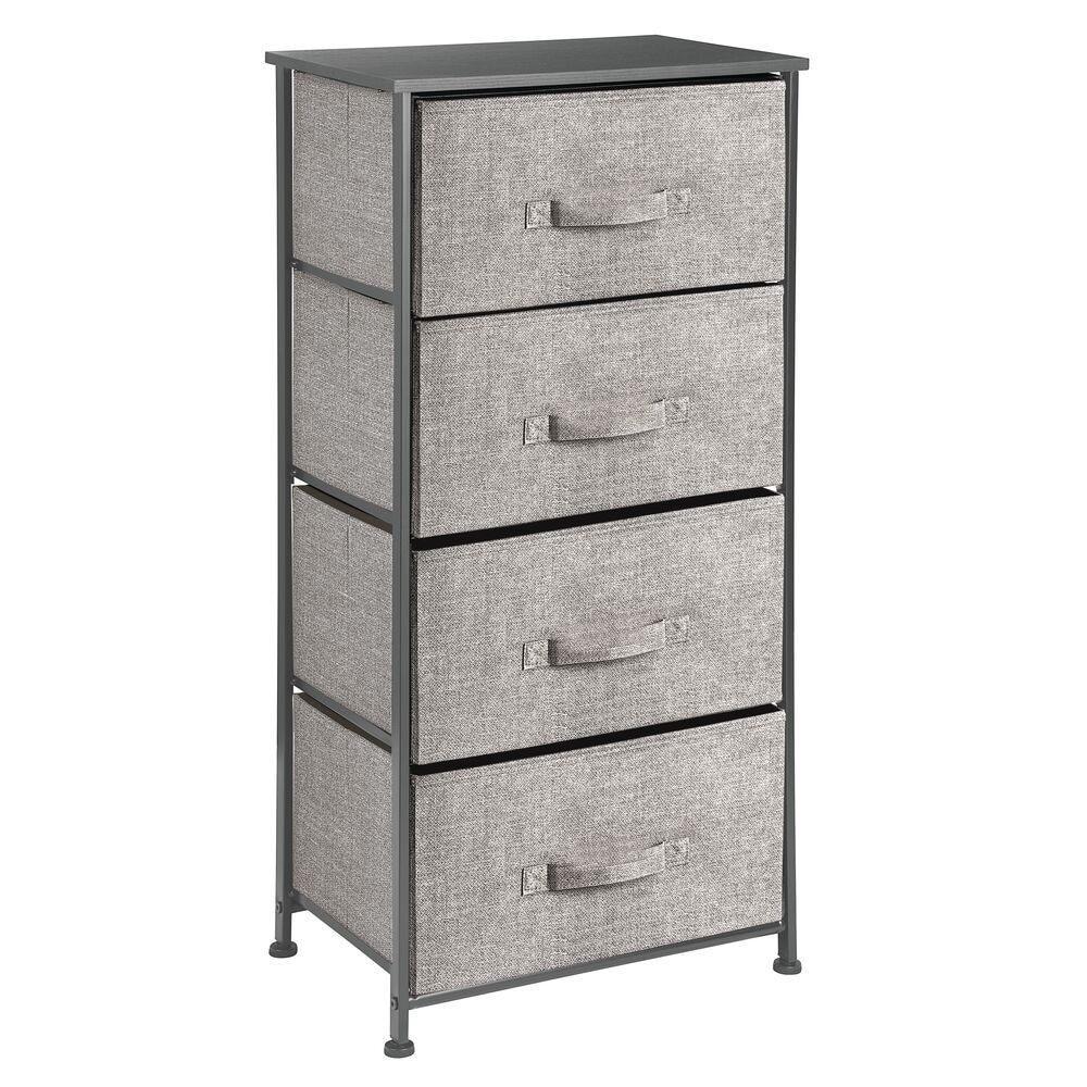 Mdesign Narrow Dresser Storage Organizer Tower, 4 Drawers : Target