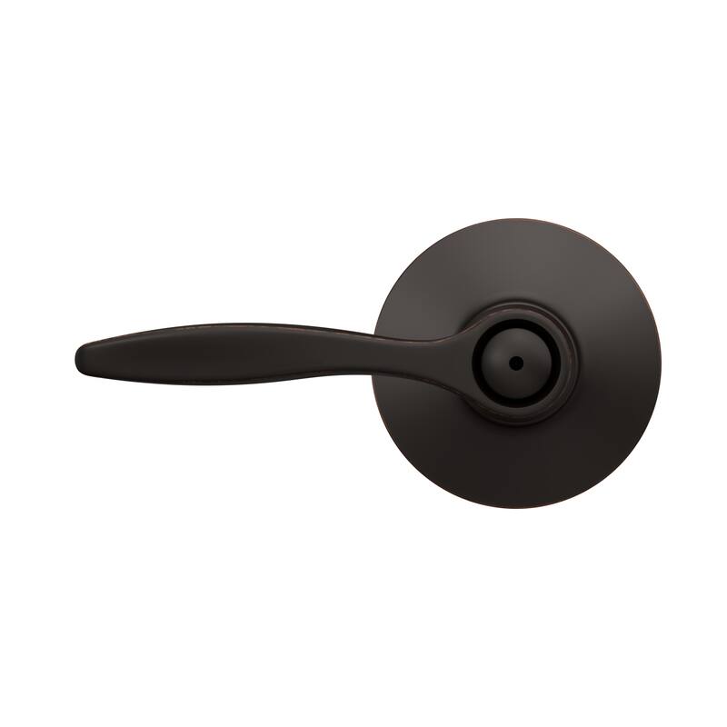 Schlage F40-DEL Delfayo Privacy Door Lever Set with Plymouth Trim from