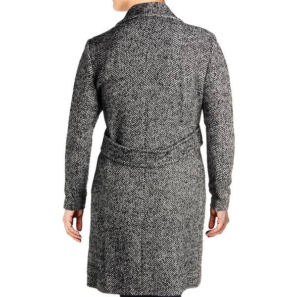 Shop Karl Lagerfeld Paris Womens Dress Coat Winter Wool Blend