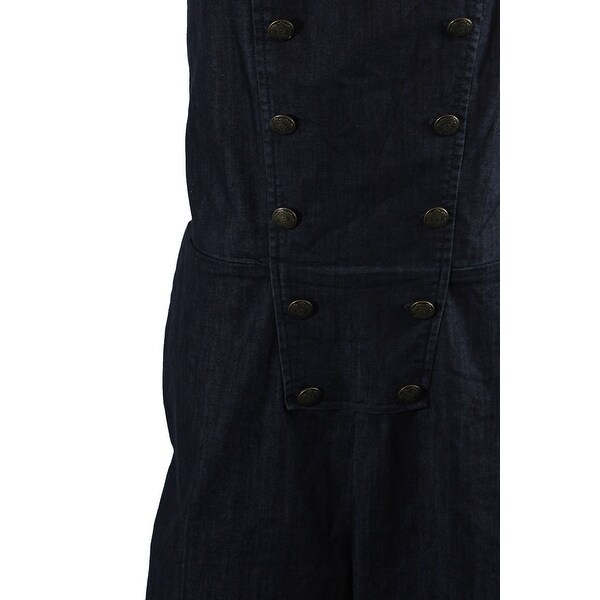 rachel roy denim jumpsuit